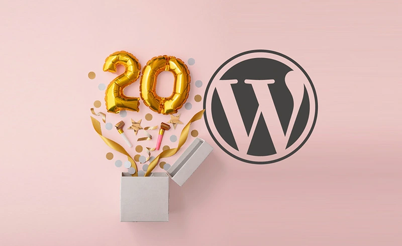 WordPress împlinește 20 de ani